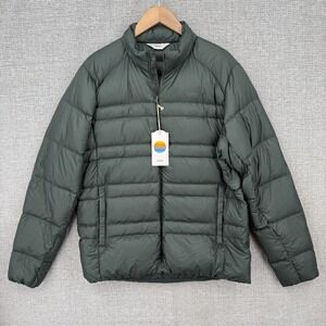 VUORI Coordinate Down FZ Jacket Men's Sz L Aspen Lightweight Green NEW